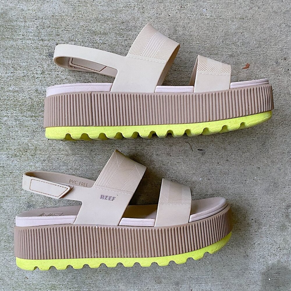 Womens REEF Water Vista Higher Platform Sandal